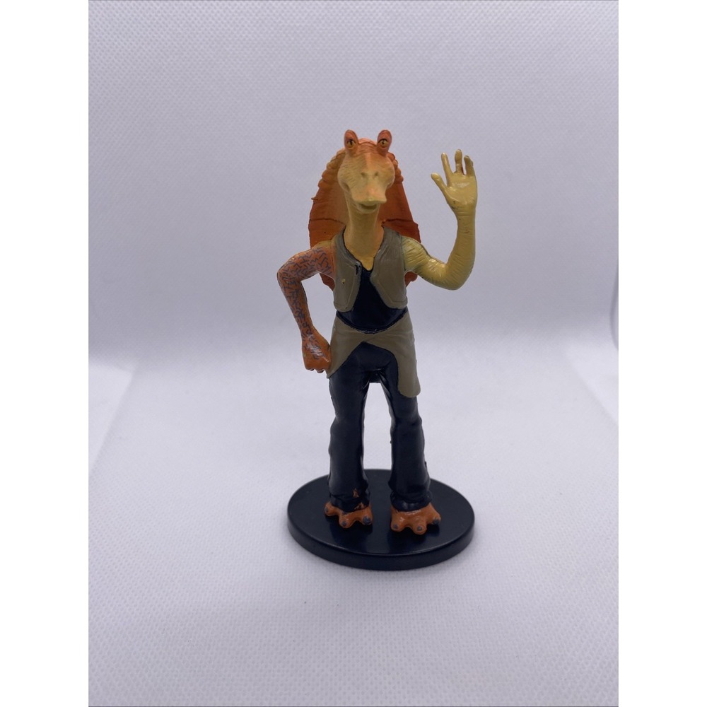 Star Wars Applause Jar Jar Binks Action Figure 5in Moving Arms Tongue Toy 2002